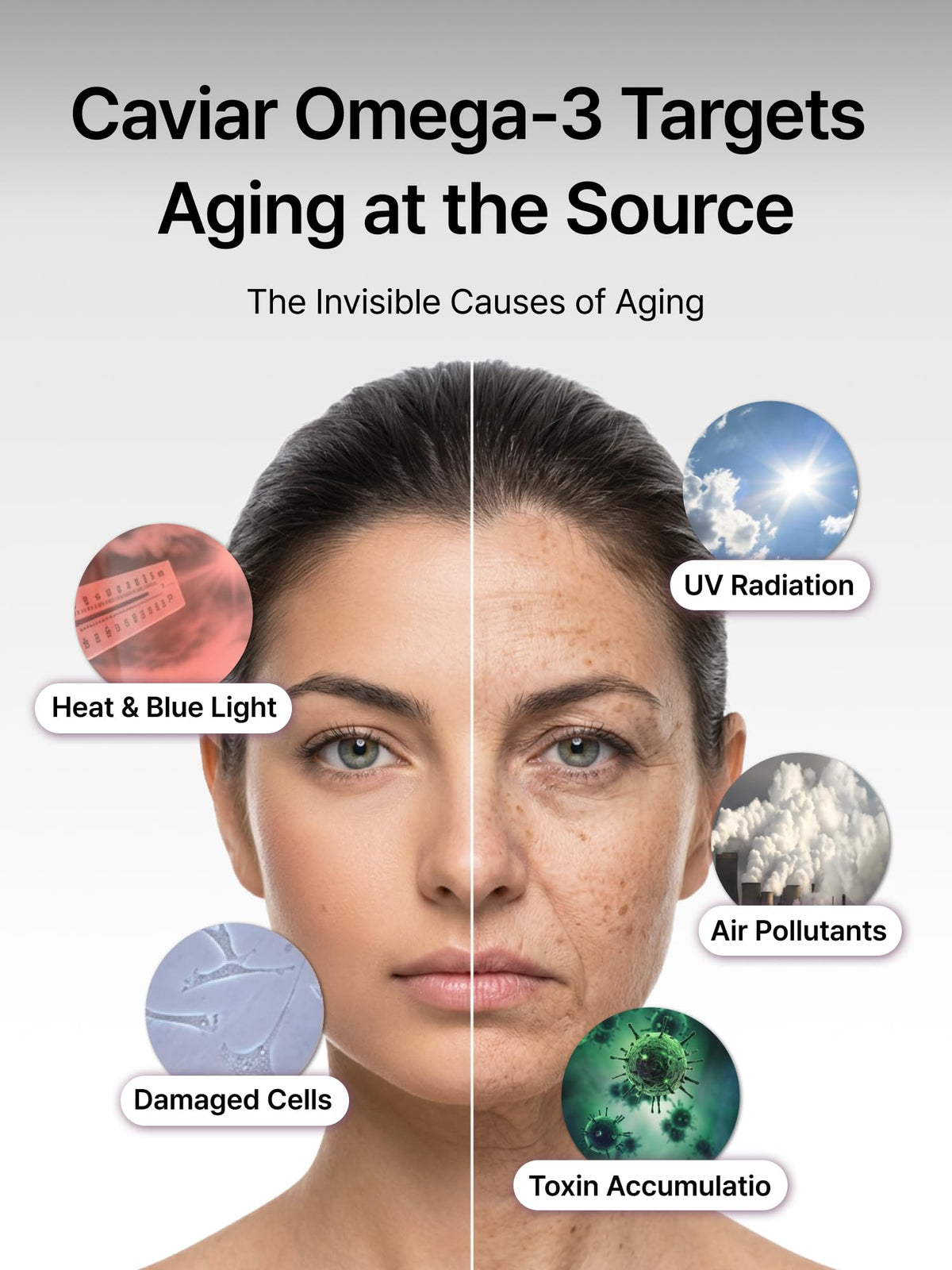 Delere before and after comparison illustrating smoother skin appearance