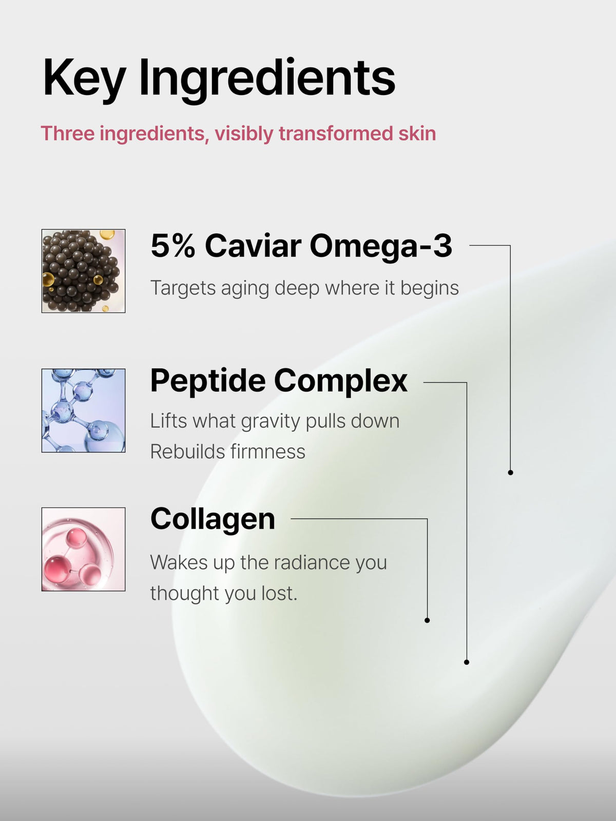 Delere close-up of peeled mask film showing gentle remove and cleanse