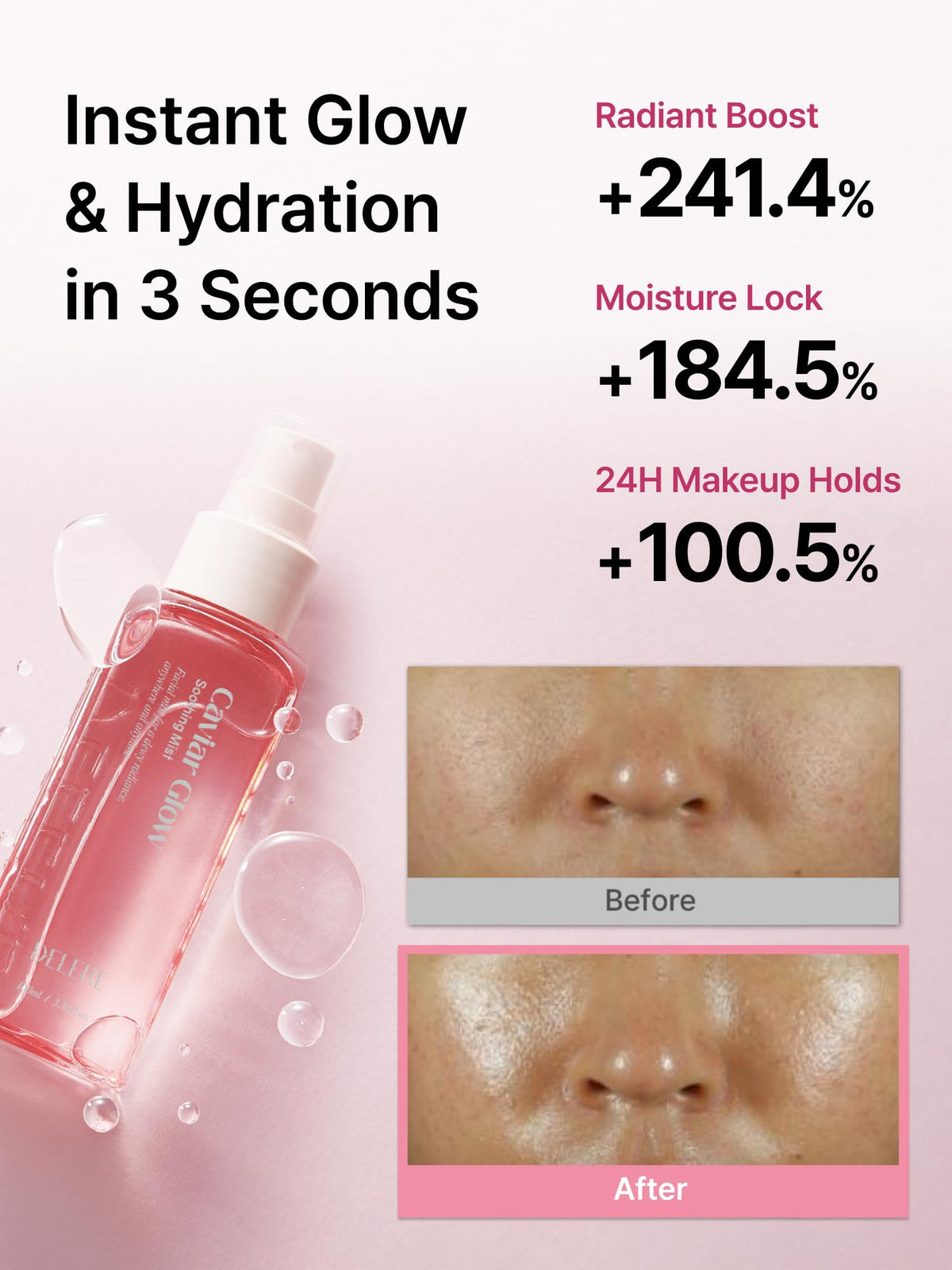 Delere squalane oil drop highlighting lipid-mimicking hydration