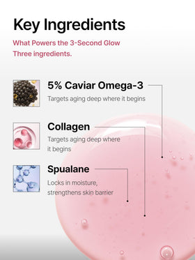 Delere serum texture droplet demonstrating lightweight absorption