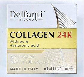 Delfanti-Milano 24K gold specks close-up adding visible radiance