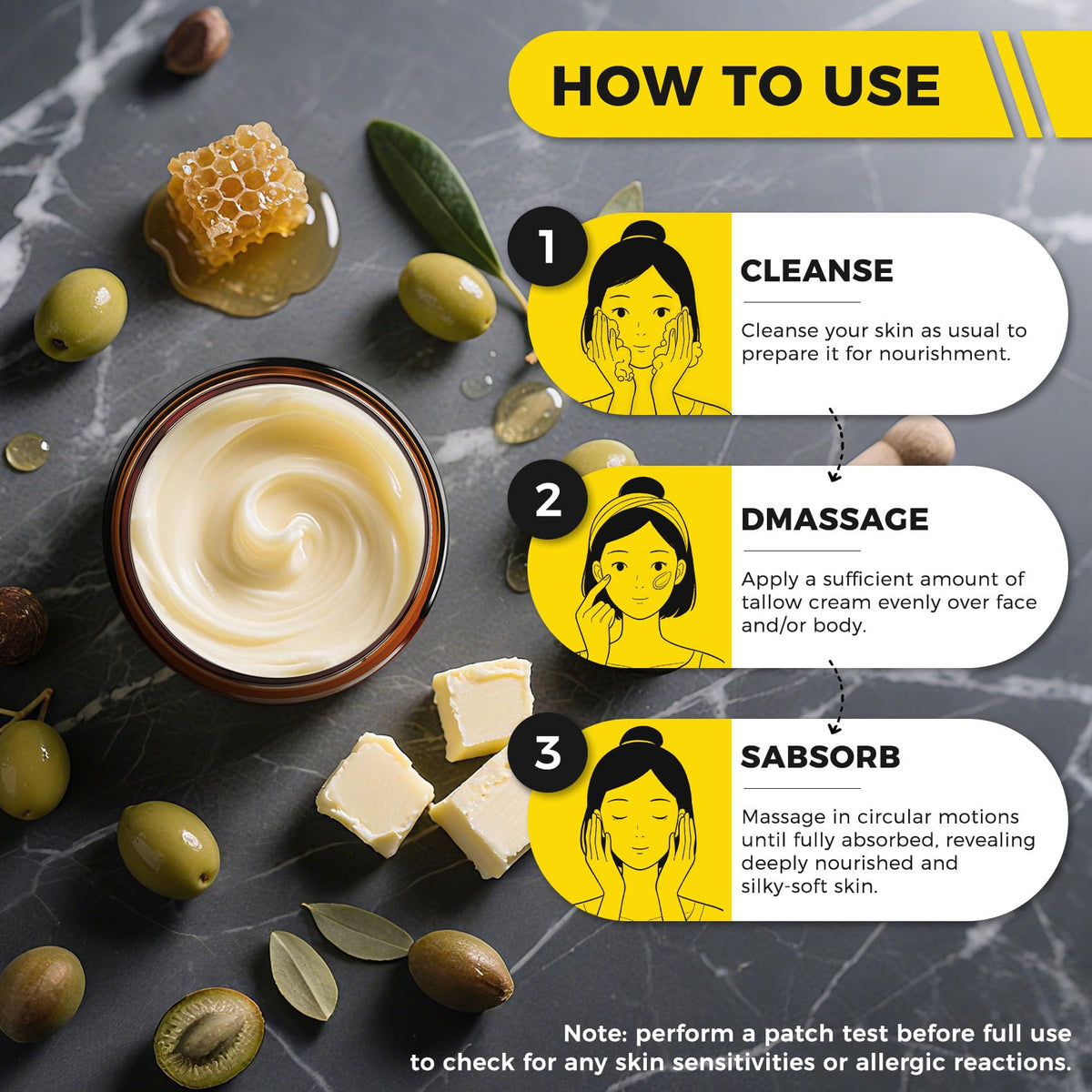 Deller balm applied on fingertip demonstrating easy pick-up and warming on skin