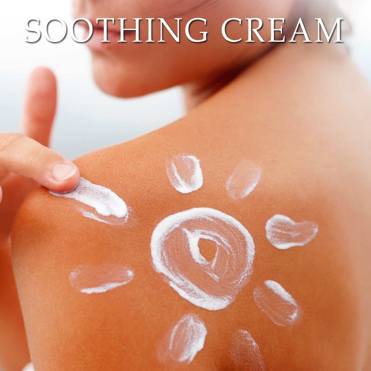 DELÚVIA product label highlighting organic aloe and vitamin E for gentle skin care
