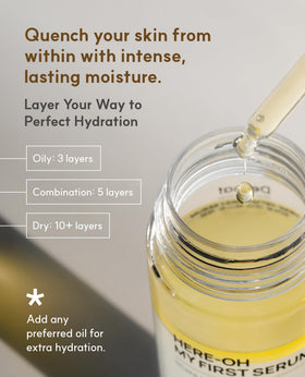 De:maf in a morning skincare routine setting, suggests layered routine compatibility