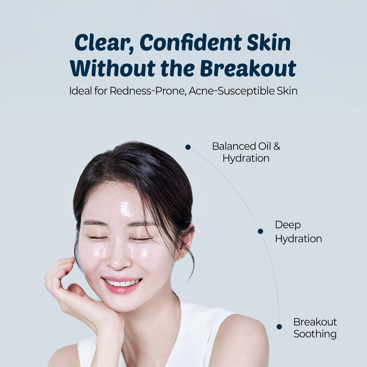 De:maf serum spread on hand showing thin non-greasy finish