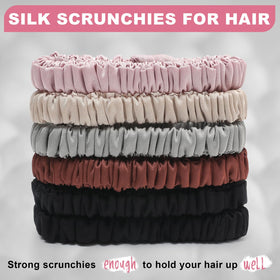 DEMAZALO close-up of mulberry silk texture highlighting smooth finish and gentle hold