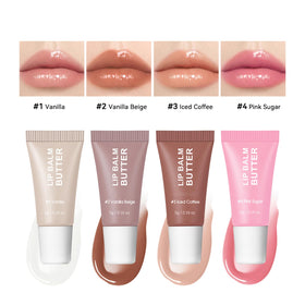 DENESTUP iced coffee tint applied on lips for natural color and hydrating shine