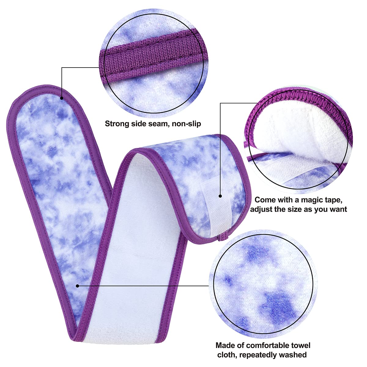 Denfany magic-tape velcro detail showing adjustable closure for secure fit