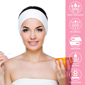 Denfany headband set drying after wash showing durability and easy care