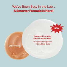 Denorex close-up label with ingredients highlighting active benefit