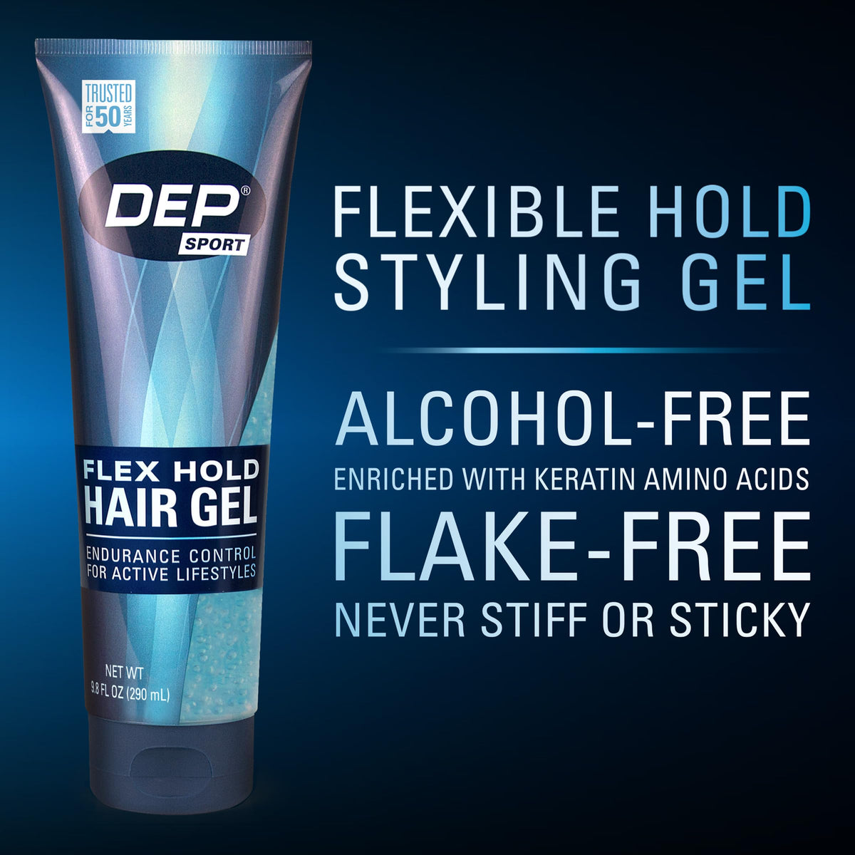 Dep model styling spikes with gel for long-lasting definition