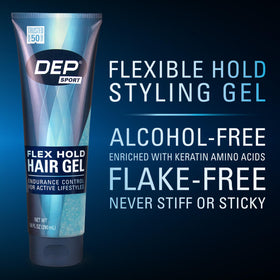 Dep model styling spikes with gel for long-lasting definition