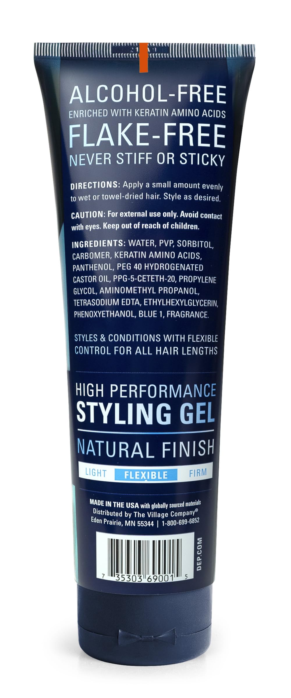 Dep open tub texture highlighting gel consistency and spreadability