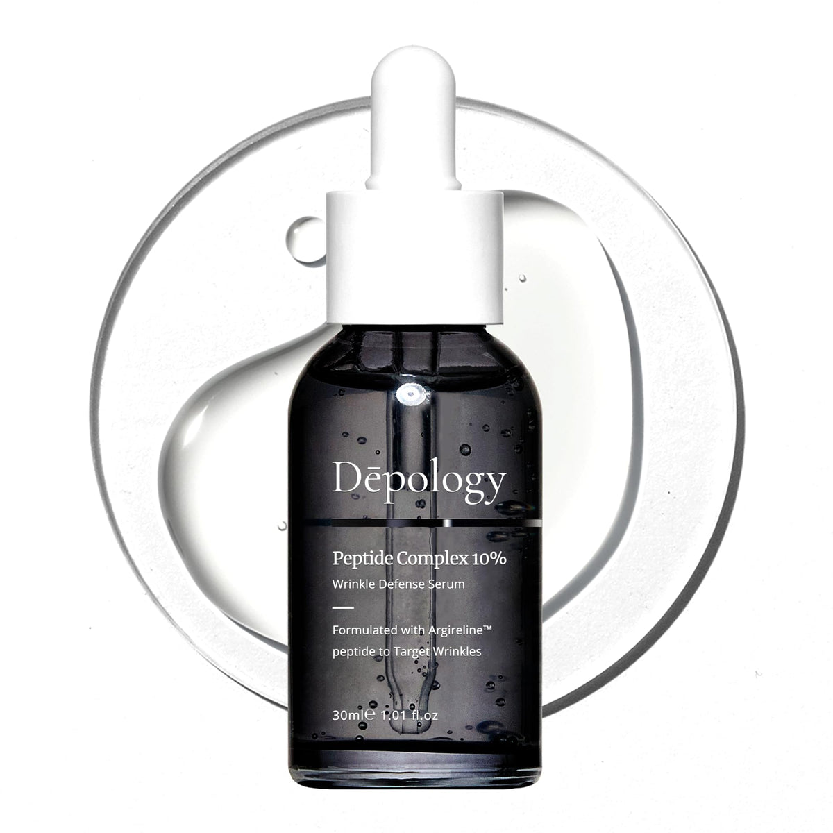 depology front bottle showing product packaging and easy application benefit