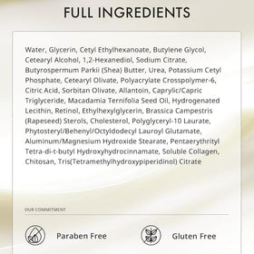 depology label close-up highlighting 0.05% retinol and fragrance-free formulation benefit