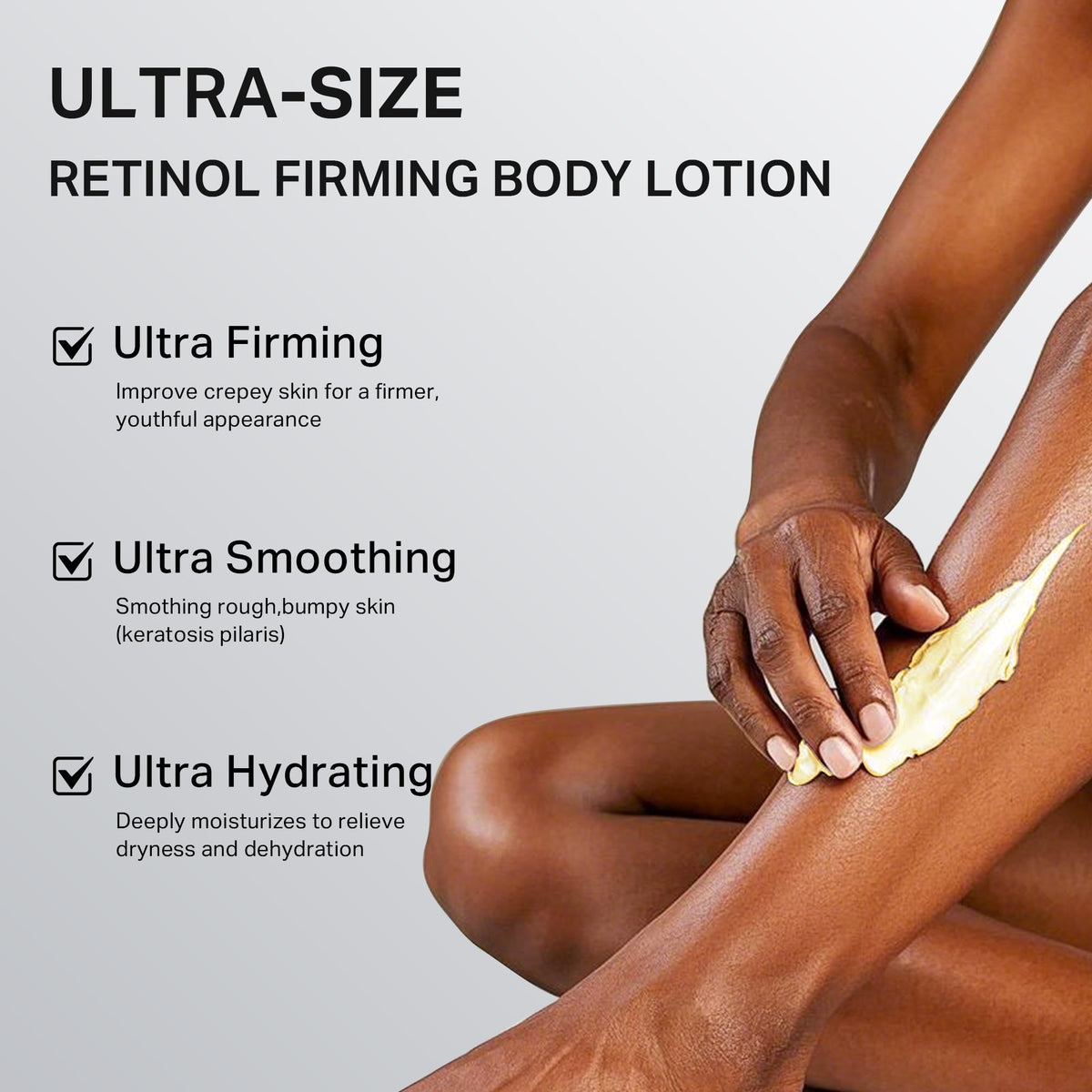 depology lotion texture close-up showing smooth cream and fast absorption benefit