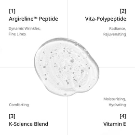 depology texture serum dispensed on hand demonstrating lightweight hydration