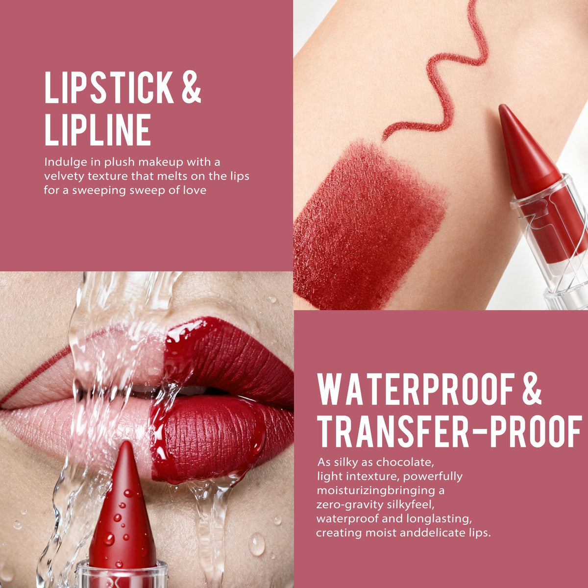 depuplum creamy core texture that delivers rich pigmentation