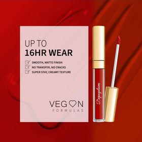 depuplum on model lifestyle shot long-lasting matte color for events