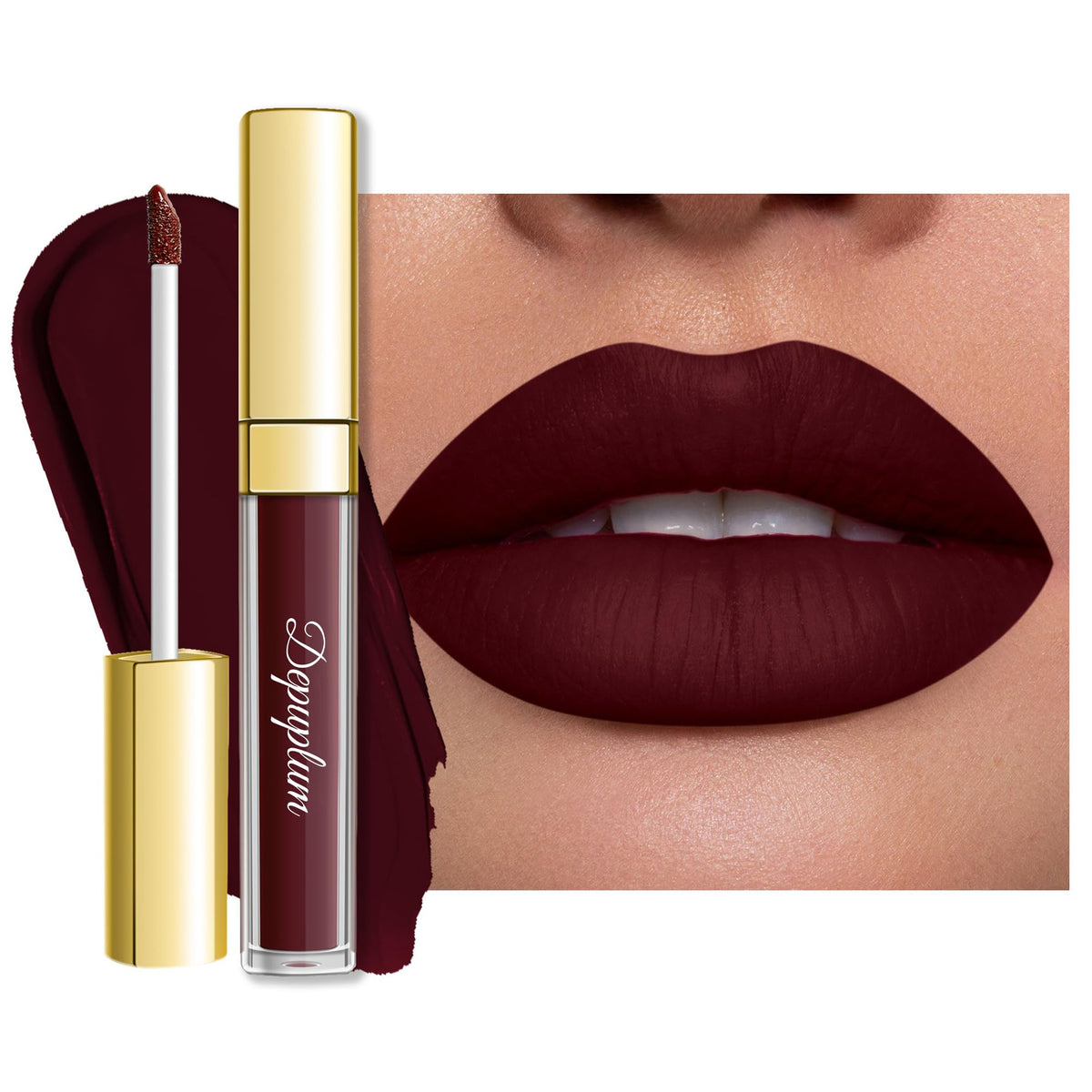 Depuplum DM33 front packaging showing shade and product benefit