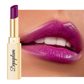 Depuplum DM90 front packaging showing plum shade and glossy finish benefit