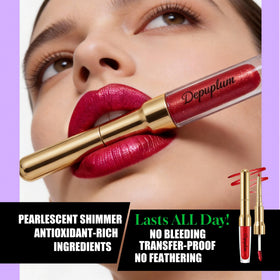 Depuplum GB18 matte liner tip closeup showing precise point for clean lip shaping