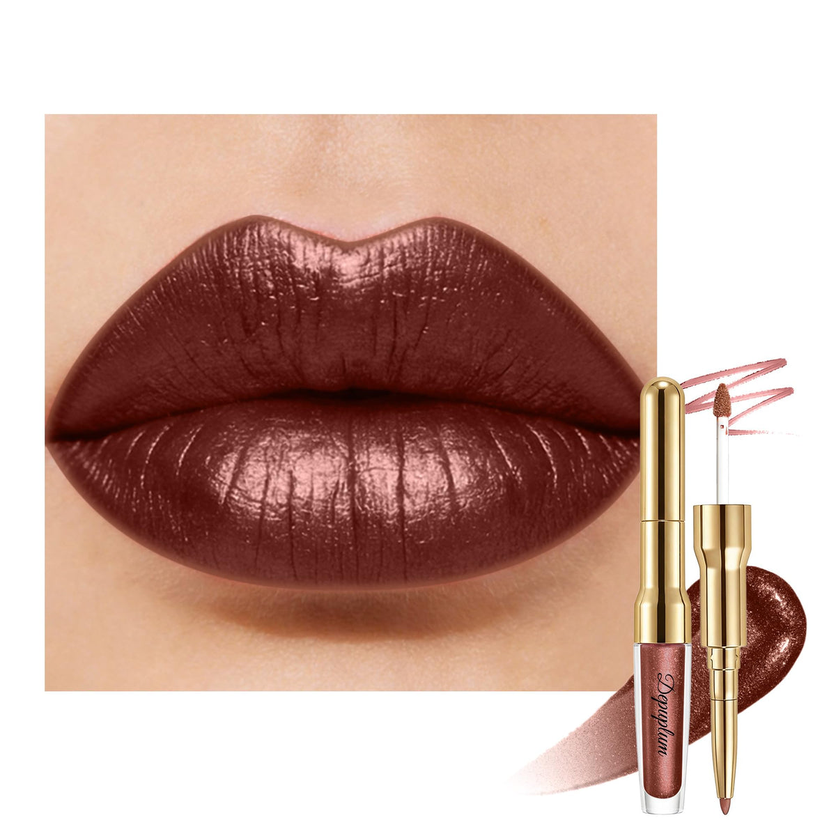 Depuplum GB23 Hollywood front packaging showing shade and dual ends benefits