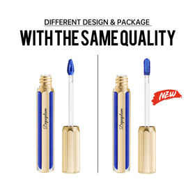 Depuplum Impassion worn by model, full-face look showing long-lasting metal shine