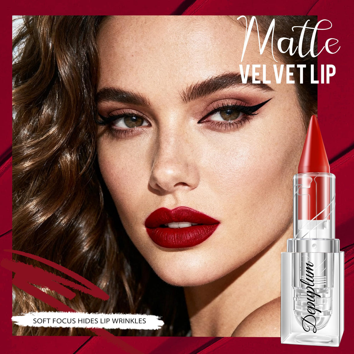 depuplum close-up of precise liner tip for sharp definition