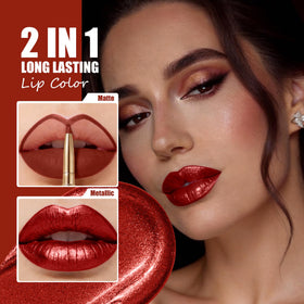 Depuplum metallic formula texture close-up highlighting rich shimmer and smooth coverage