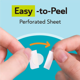 DERMA ANGEL patches placed on chest and back showing use on larger areas