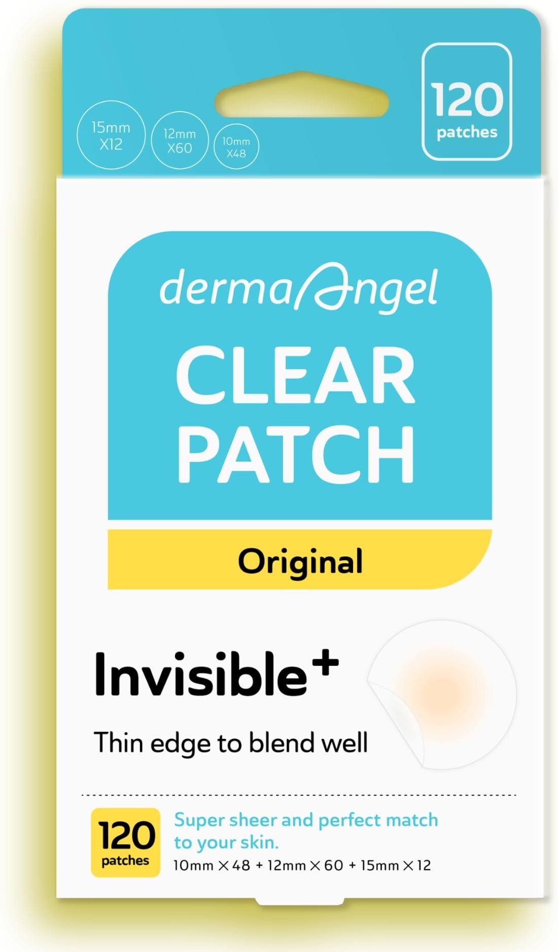 DERMA ANGEL front packaging showing 120-count bundle and benefits
