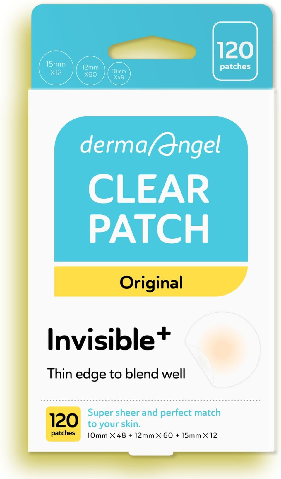 DERMA ANGEL front packaging showing 120-count bundle and benefits