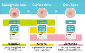 DERMA ANGEL lifestyle shot on bathroom counter showing daily use convenience