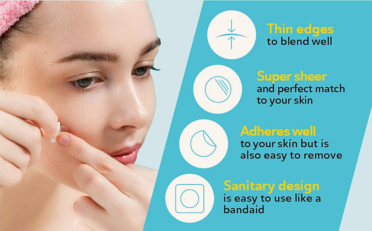 DERMA ANGEL nighttime patch absorbing fluids for better healing