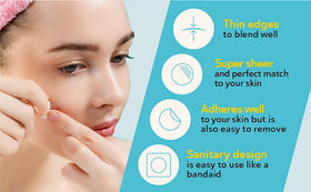 DERMA ANGEL nighttime patch absorbing fluids for better healing