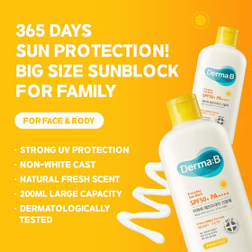 Derma B lotion texture close-up demonstrating lightweight, fast-absorbing finish