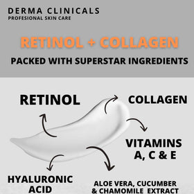DERMA CLINICALS pump dispensing cream highlighting hygienic application
