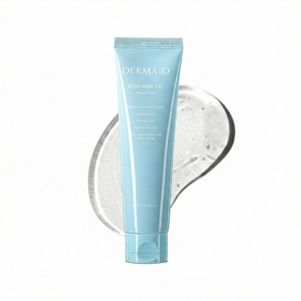 DERMA:D front jar showing label and compact 3.38 fl oz size for clear identification