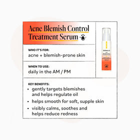 Derma E bottle in hand to show 2 fl oz size for accurate scale and travel readiness