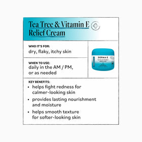 Derma E cream being applied to hand to soothe dry irritated skin
