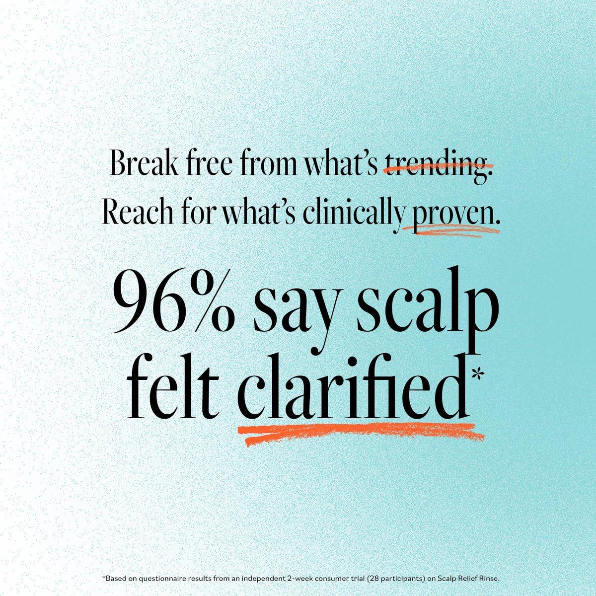 Derma E applied to scalp demonstrating targeted pre‑wash treatment benefits
