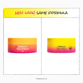 Derma E applying patch on under-eye demonstrating easy, gentle use