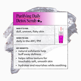 derma e applying scrub to face on wet skin demonstrating easy daily use
