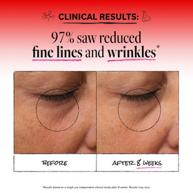 Derma E cream texture on finger illustrating lightweight blend and spreadability