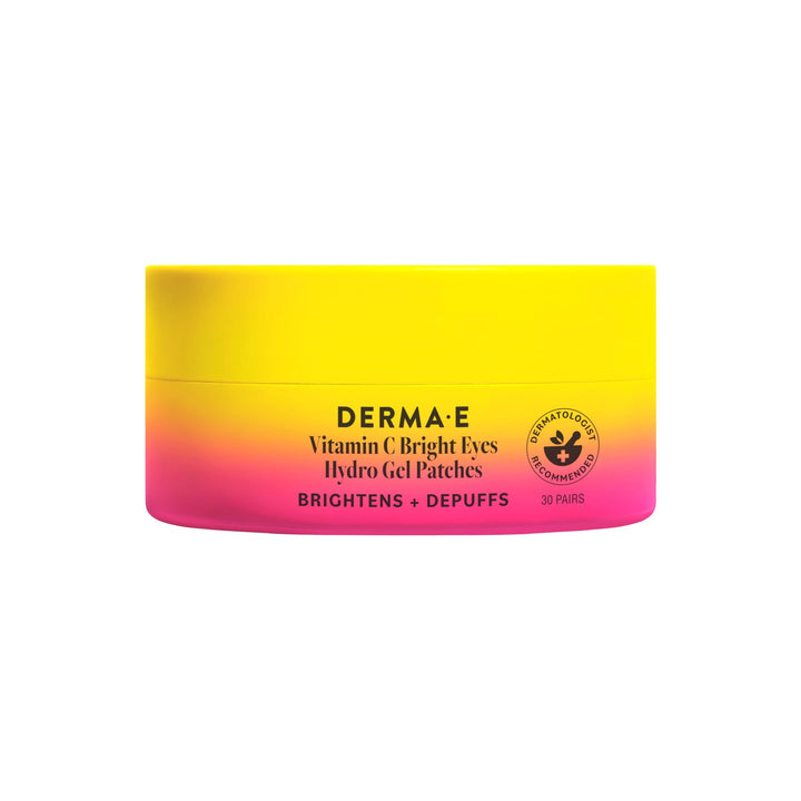 Derma E front jar shot showing product for quick eye refresh