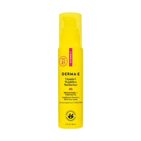 Derma E front packaging showing SPF45 and benefits