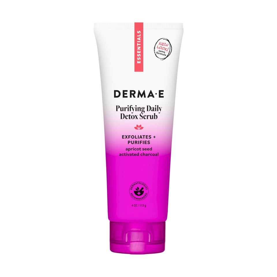 derma e front packaging showing label and 4 oz size for clear product ID
