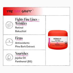 Derma E ingredients display with astaxanthin and jojoba highlighting antioxidant benefits