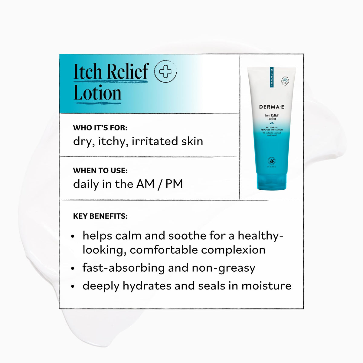 Derma E ingredients close-up tea tree and chamomile for soothing benefit